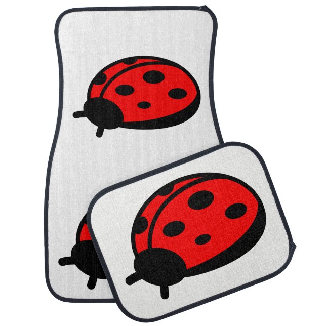 Lady Bug Car Floor Mats (Full Set) (Set)