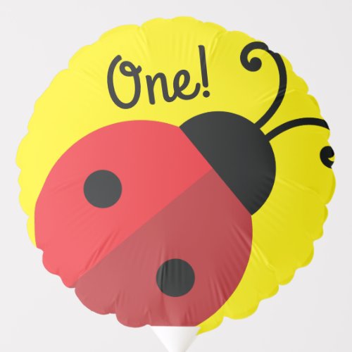 Lady Bug Cute Kids Birthday Party Balloon