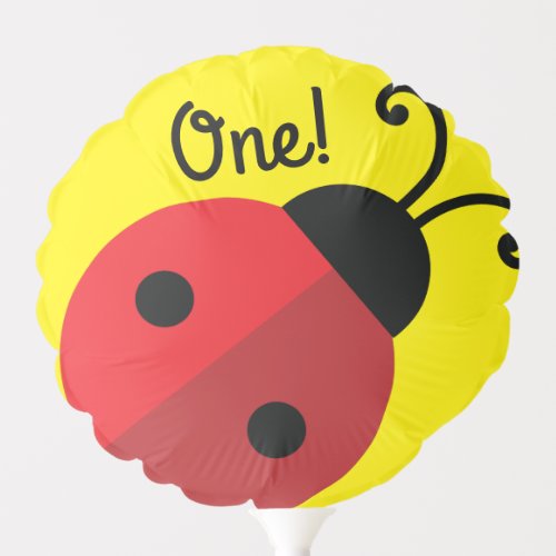 Lady Bug Cute Kids Birthday Party Balloon