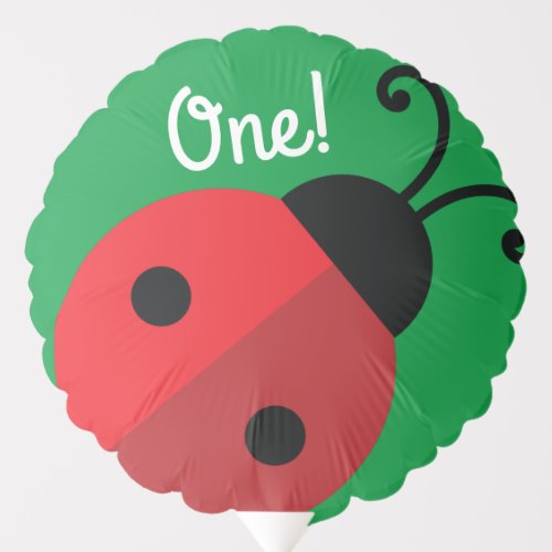 Lady Bug Cute Kids Birthday Party Balloon