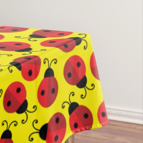 Lady Bug Cute Kids Birthday Party Tablecloth