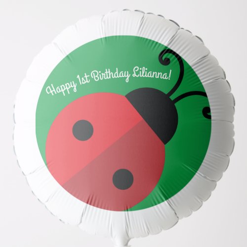 Lady Bug Cute Kids Ladybug Birthday Party Balloon