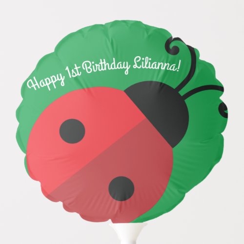 Lady Bug Cute Kids Ladybug Birthday Party Balloon