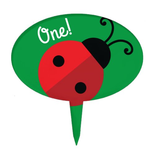 Lady Bug Cute Kids Ladybug Birthday Party Cake Topper