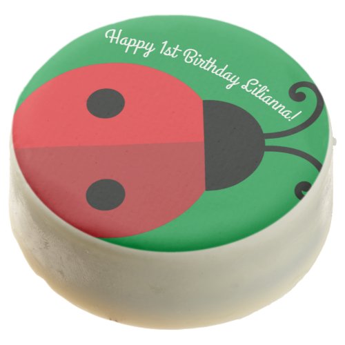 Lady Bug Cute Kids Ladybug Birthday Party Chocolate Covered Oreo