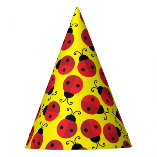 Lady Bug Cute Kids Ladybug Birthday Party Party Hat