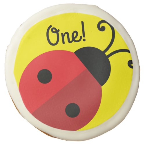 Lady Bug Cute Kids Ladybug Birthday Party Sugar Cookie