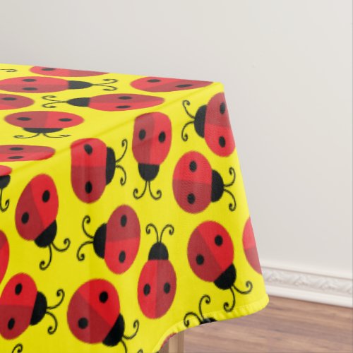 Lady Bug Cute Kids Ladybug Birthday Party Tablecloth