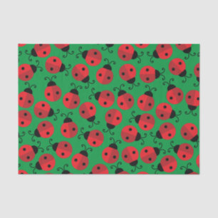 Lady Bug Cute Kid's Ladybug Birthday Party Tissue Paper