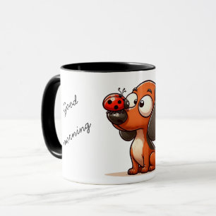 Lady Bug Dachshund Mug