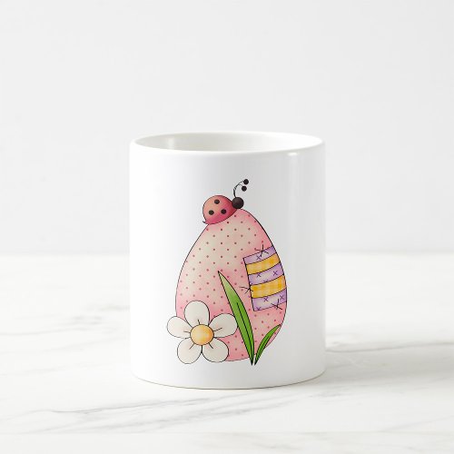 Lady Bug Easter Egg Coffee Mug