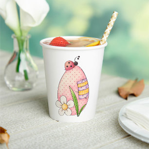 Lady Bug Easter Egg Paper Cups