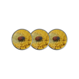 Lady bug golf ball marker