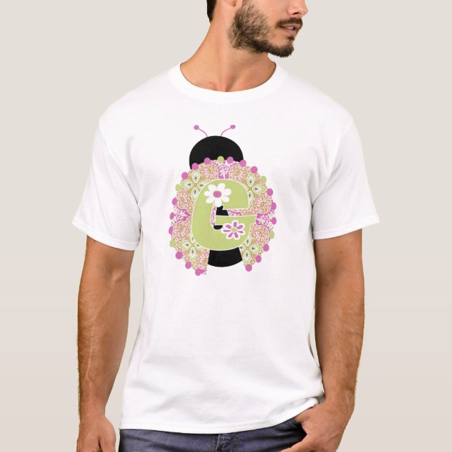 Lady Bug Initial Shirt (Front)