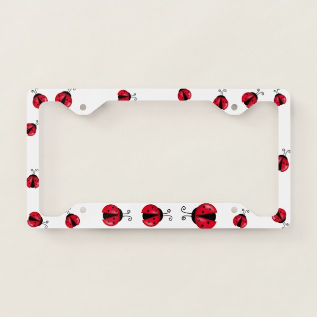 Lady Bug License Plate Frame (Front)