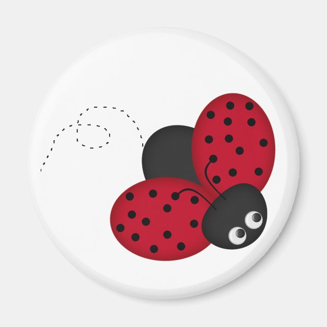 Lady Bug Luck magnet (Front)