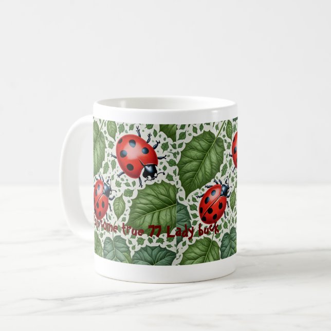 LADY BUG LUCK MUG (Front Left)