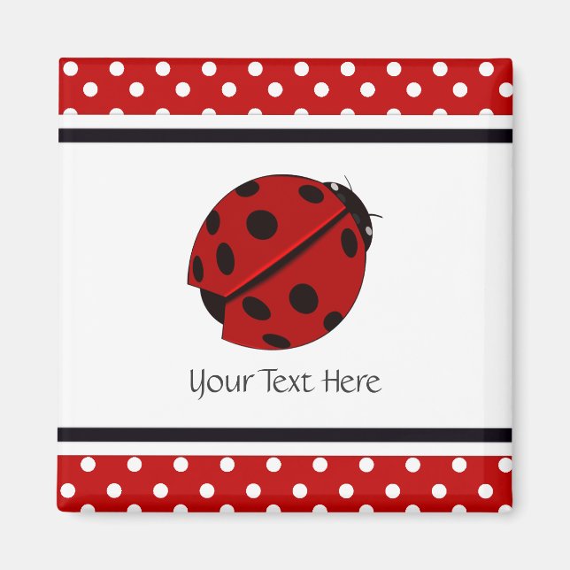 Lady Bug Magnet (Front)