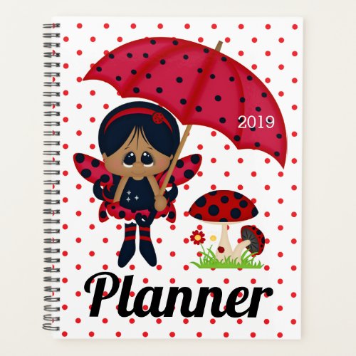 Lady Bug Mushroom Red Dot AA Focus Planner