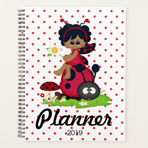 Lady Bug Mushroom Red Dot AA Planner