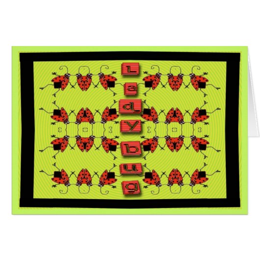 lady bug parade cards (Front Horizontal)