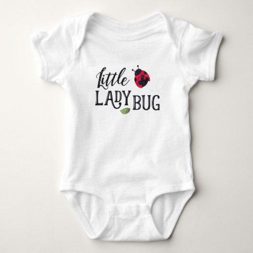 Lady Bug Personalized Bodysuit