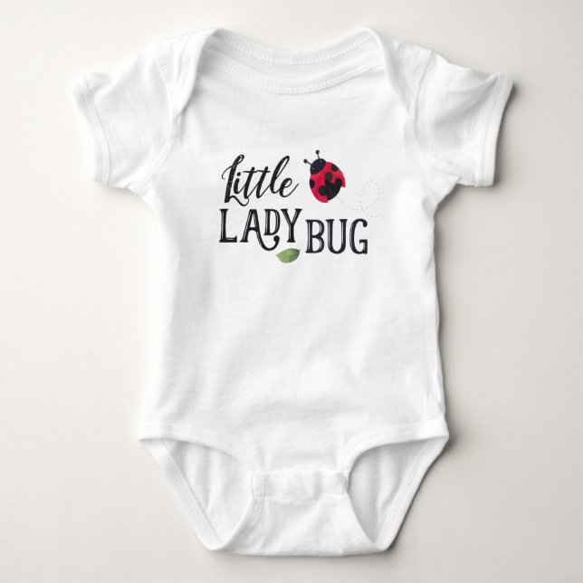 Lady Bug Personalized Bodysuit (Front)