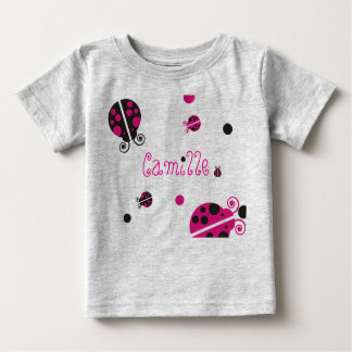 Lady Bug Personalized Infant Wear Baby T-Shirt