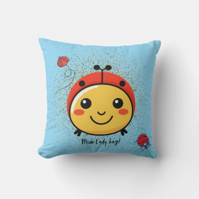 Lady Bug Pillow (Front)