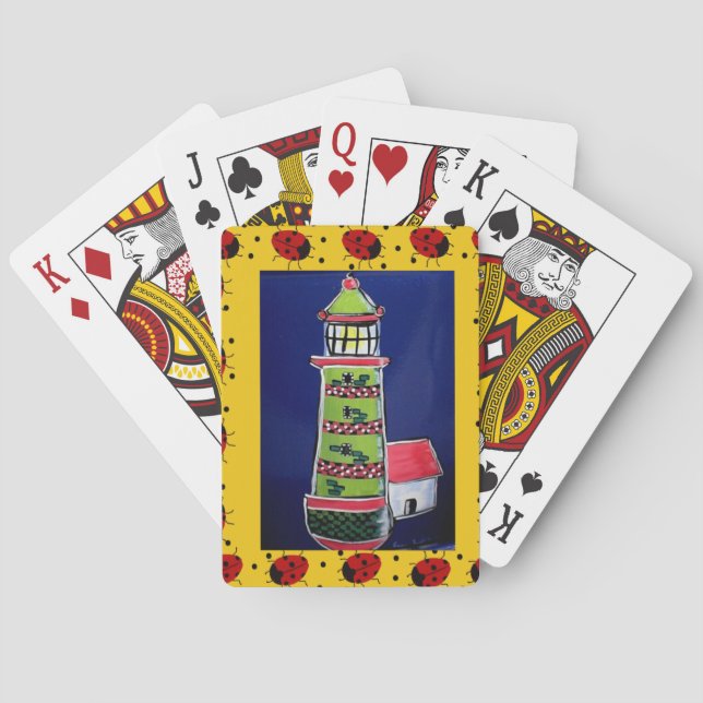 Lady Bug Poker Cards (Back)