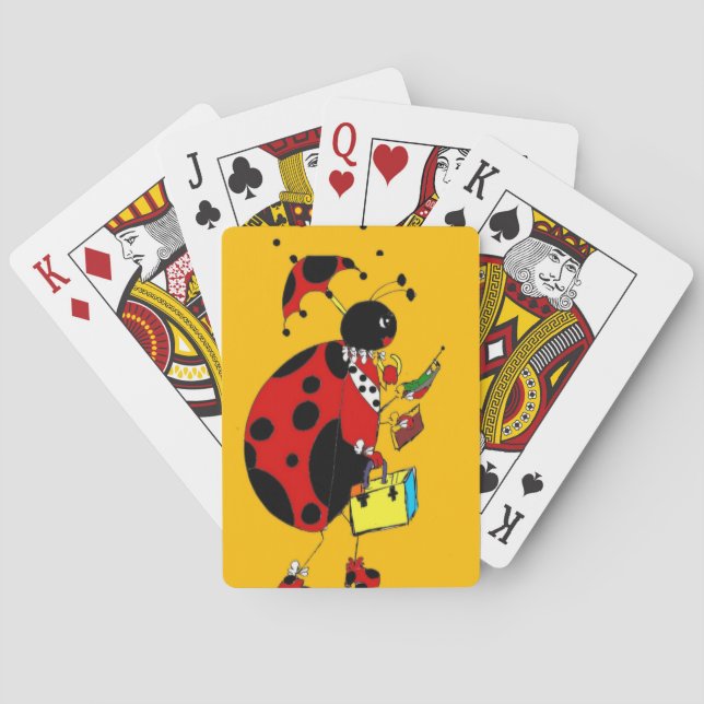 Lady Bug Poker Cards (Back)