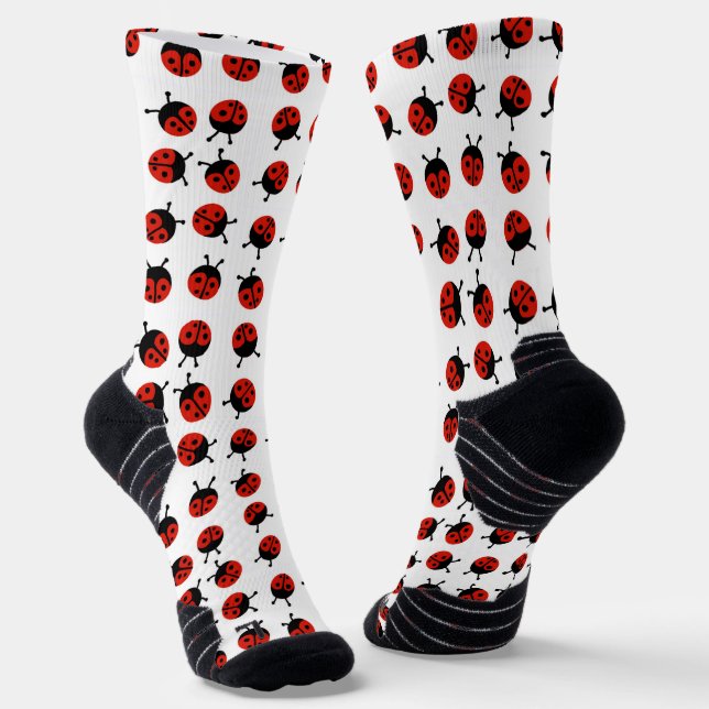 Lady Bug  Socks (Angled)