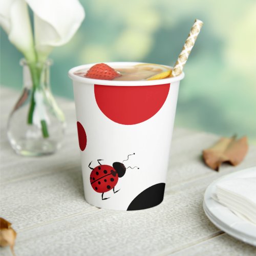 Lady Bug Theme Birthday_Baby Shower_ Paper Cups