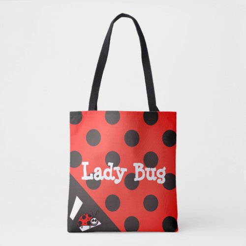 Lady Bug Tote Bag