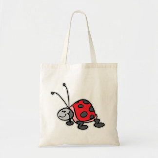 lady bug tote bag