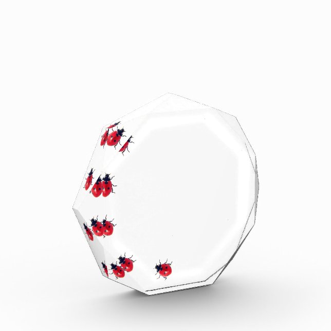 Lady Bugs  Acrylic Award (Left)