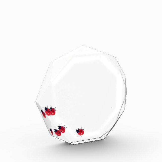 Lady Bugs  Acrylic Award (Left)