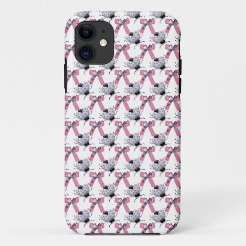 Lady Bugs and Bows iPhone 11 Case