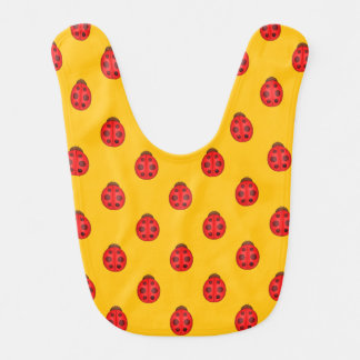 Lady Bugs Baby Bib