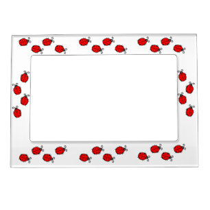 Lady Bugs Design Magnetic Photo Frame