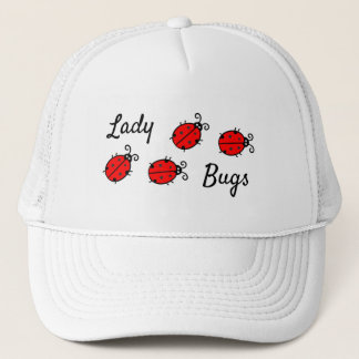Lady Bugs Design Trucker Hat