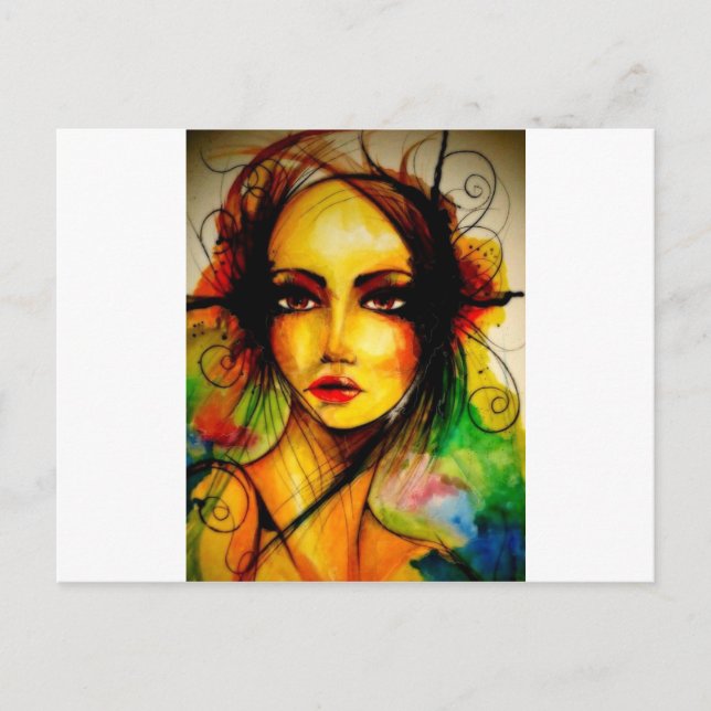 Lady Butterfly.jpg Postcard (Front)