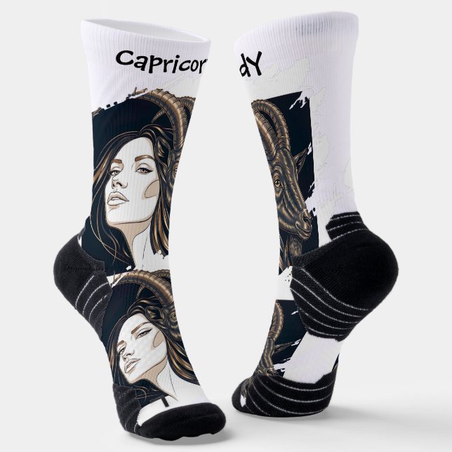 Lady Capricornio socks (Angled)