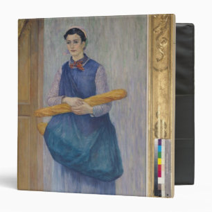 Lady Carrying Bread, 1889 3 Ring Binder