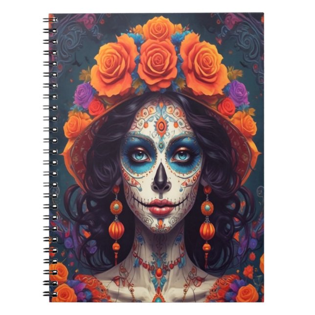 Lady Catrina portrait Notebook (Front)