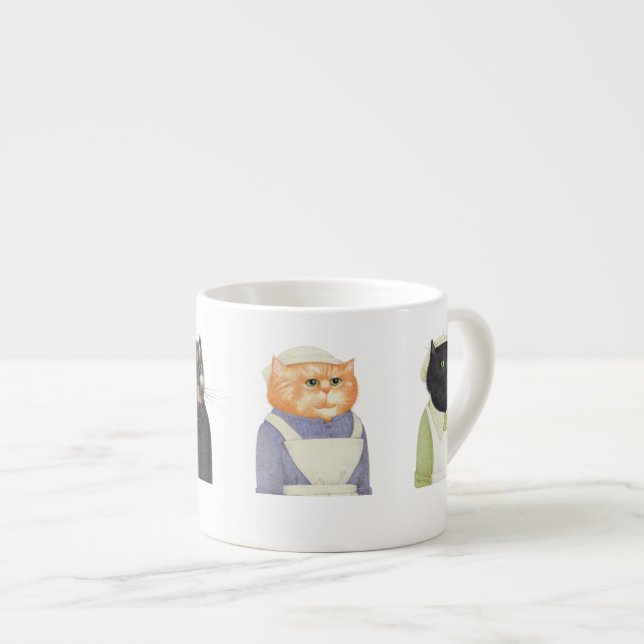 LADY CATS Espresso Cup (Front Right)