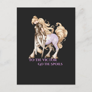 Lady Centaur: To the Victor Goes the Spoils Postcard