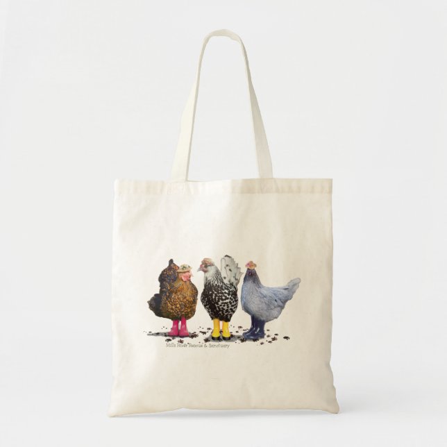 Lady Chickens Tote Bag (Front)