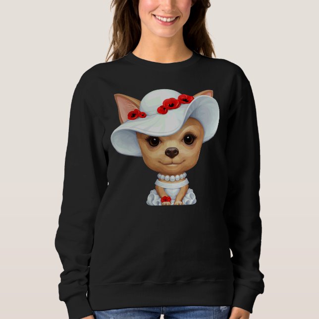 Lady Chihuahua Sweatshirt (Front)