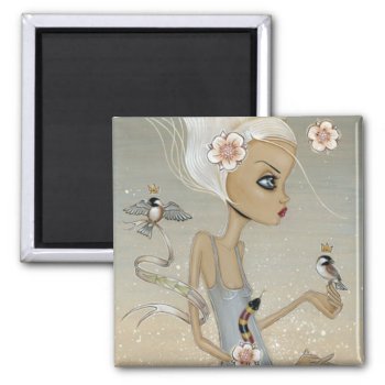 Lady Coral Magnet by CaiaKoopman at Zazzle